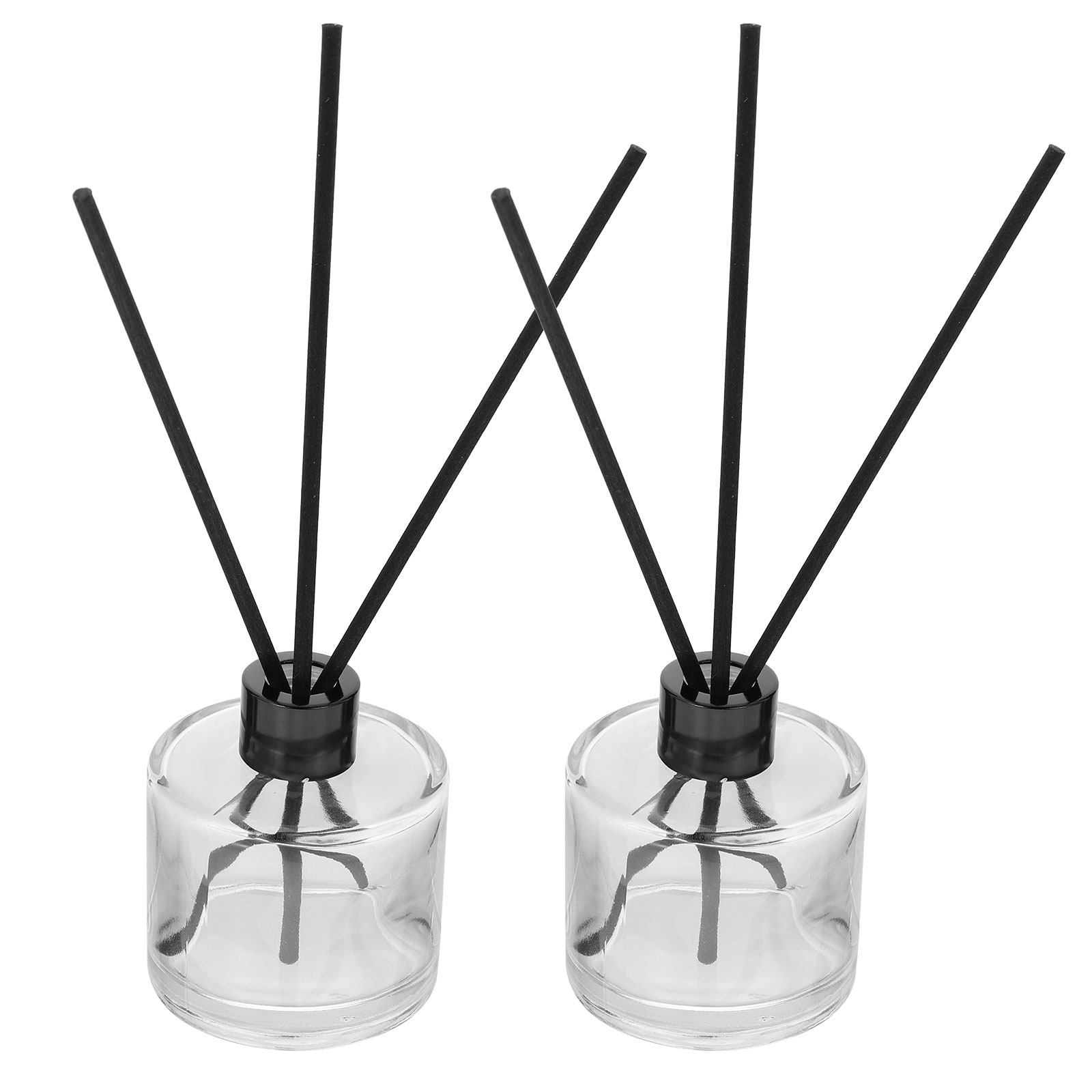 Home Fragrance Leather Diffuser - 1Set Aromatherapie Flessen, Hervulbare Glazen Flessen