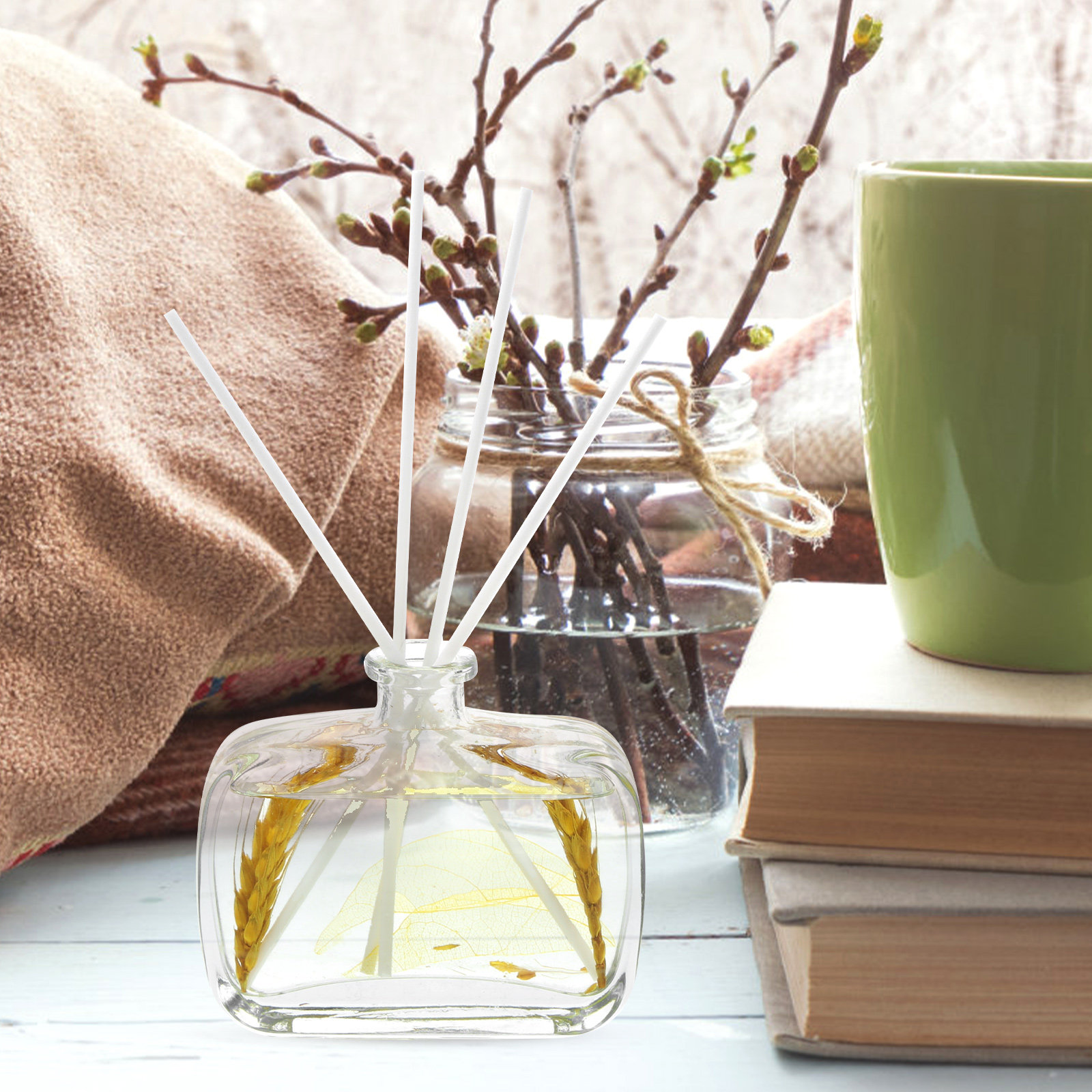 1Set Aromatherapie Essentiële  - Home Fragrance Leather Diffuser recensie en prijs