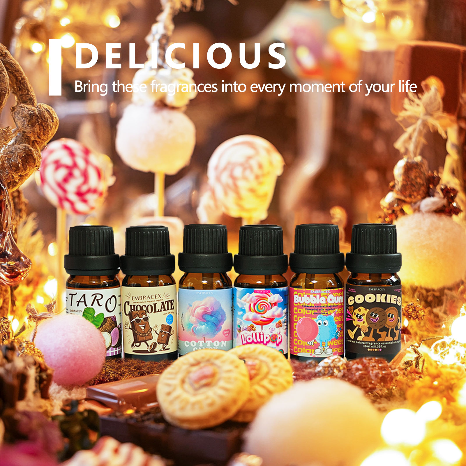 6PC/1Set Heerlijke Geuroliën C - Home Fragrance Diffusers recensie en prijs