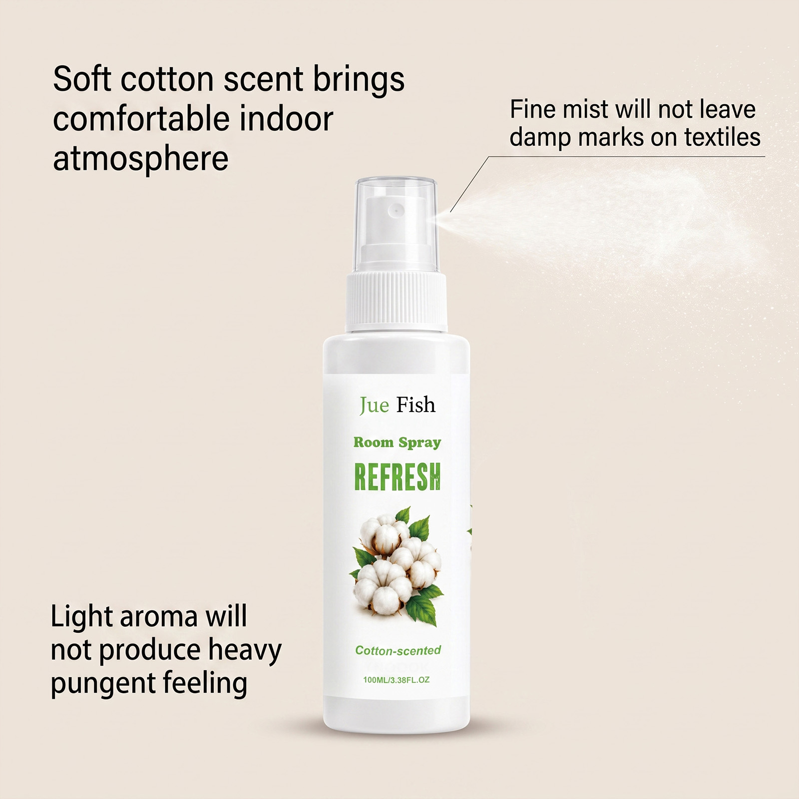 JUE FISH Huisparfum, snelversp - Home Fragrance Mist recensie en prijs