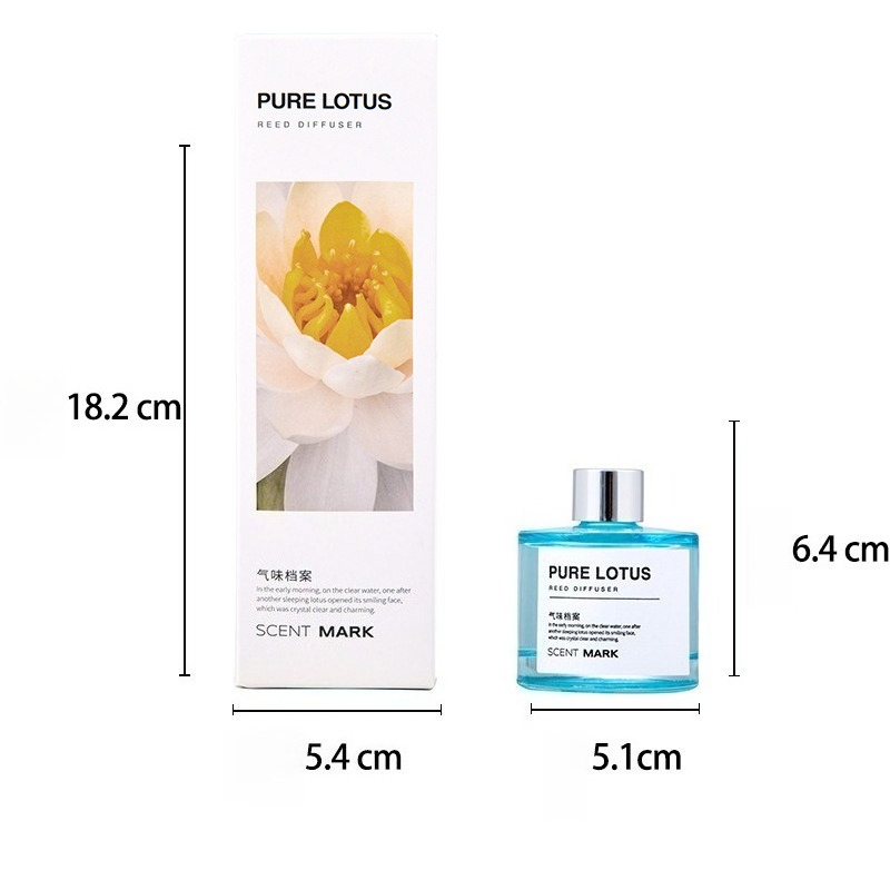 50ML Rietdiffuser Sets Lotus J - Home Fragrance Jasmine & Yuzu Porcelain Diffuser recensie en prijs